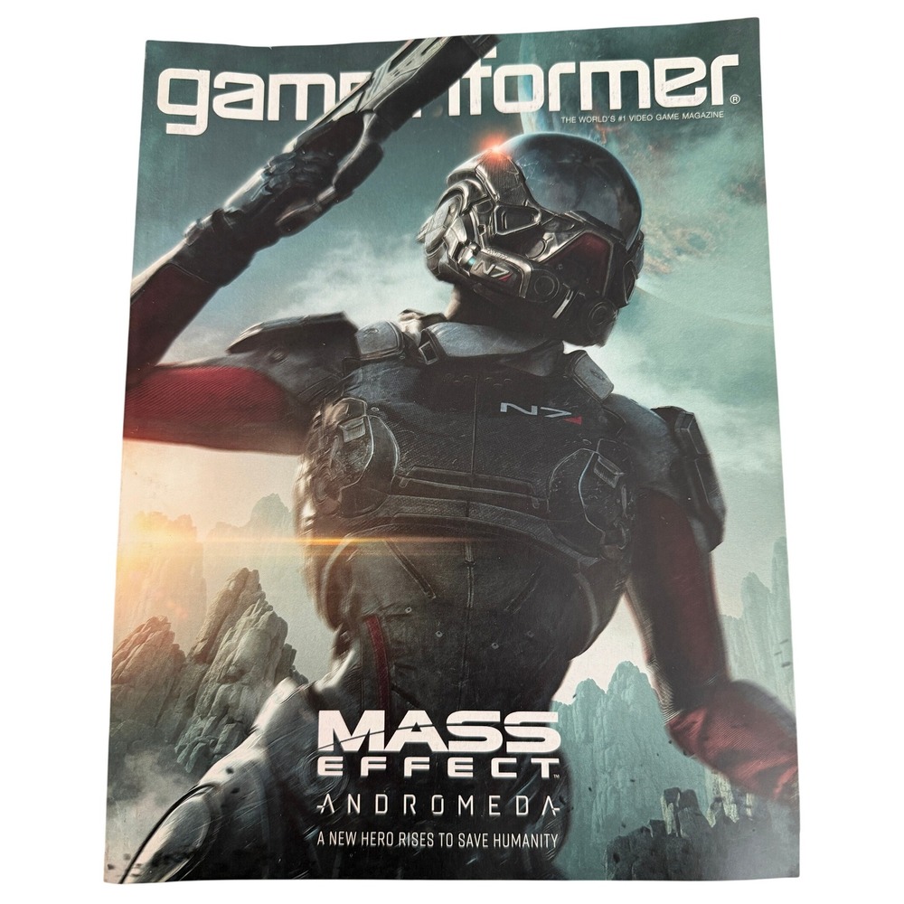 Game Informer Magazine Issue 284 December 2016 Mass Effect Andromeda Cover N7